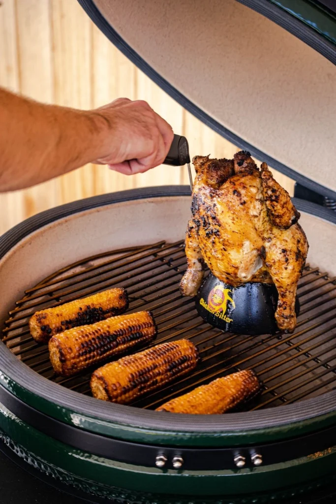 Premium Kamado BBQ in use, showcasing high-quality grilling. TIGER FIRE OFFICIAL STORE | TIGER FIRE SHOP
